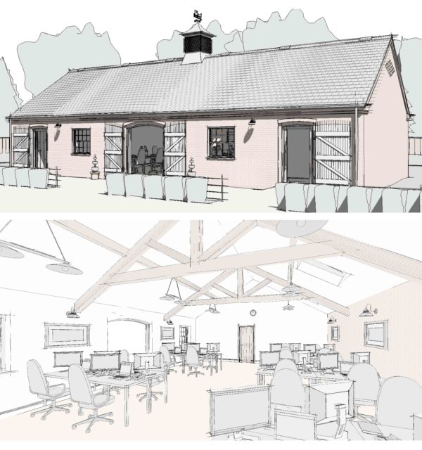 Rural office Staffordshire planning permission