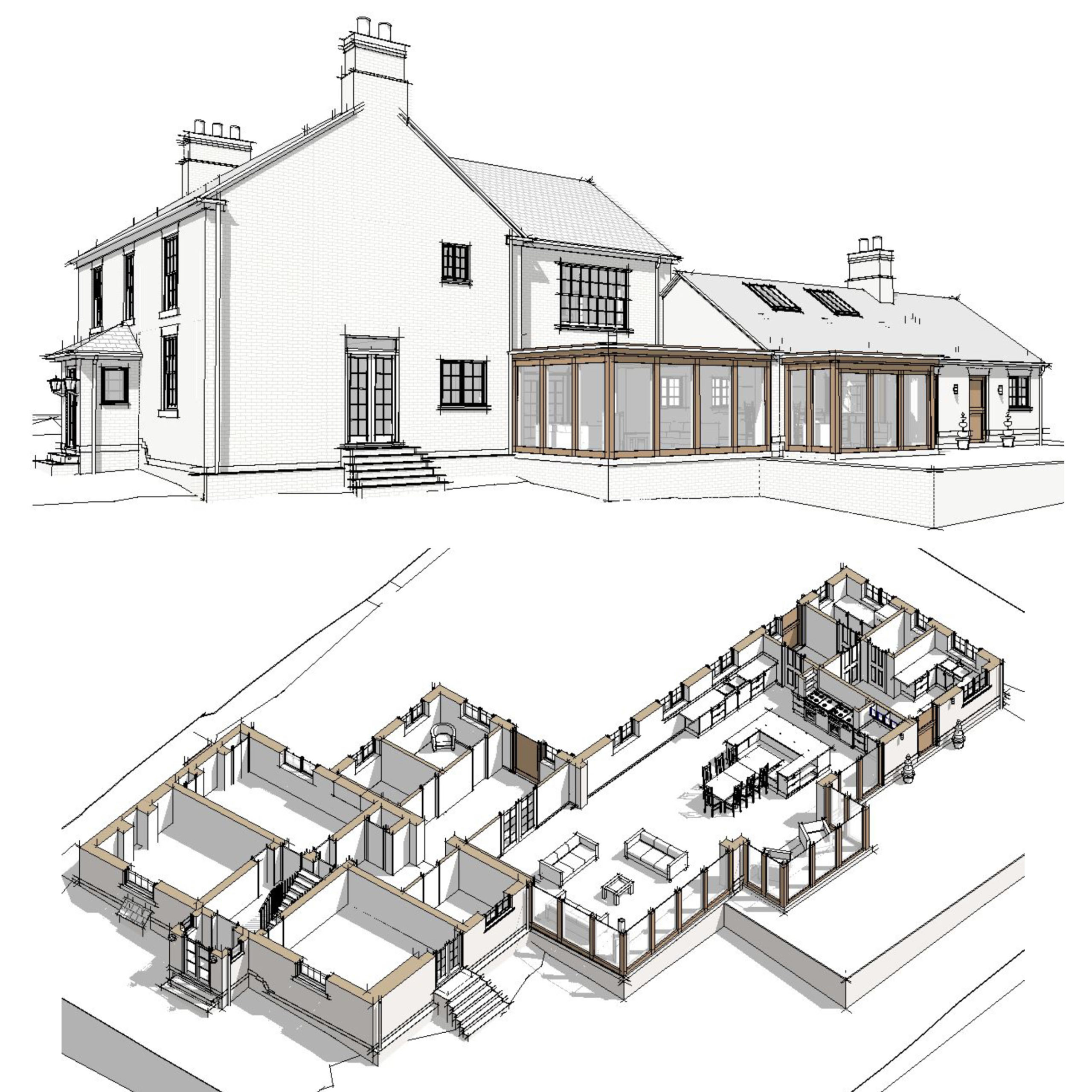 Architectural services Leicestershire farmhouse planning permission